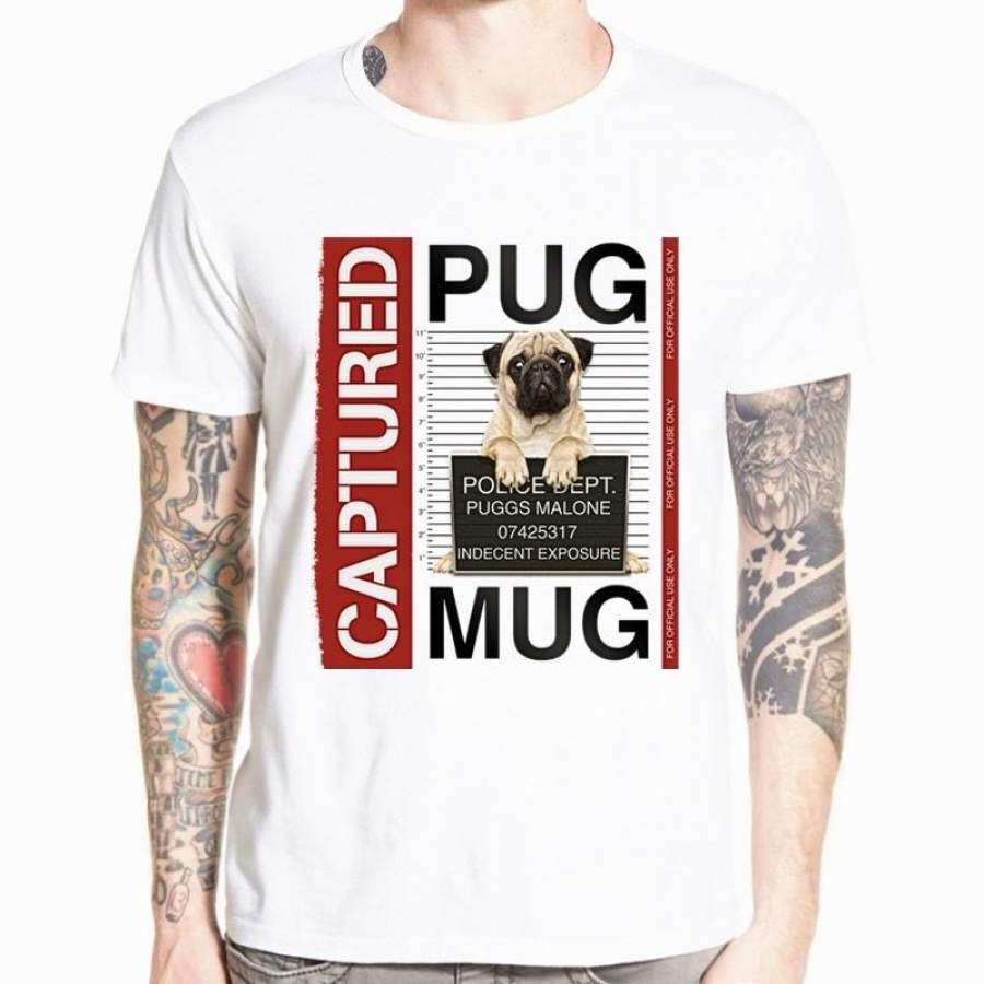 Casual Pug Life Men And Women T Shirts Top Quality Fashion Short Sleeve Unisex Tshirt Tops Tee Shirts Men