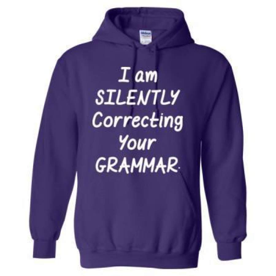 AGR I Am Silently Correcting Your Grammar – Heavy Blend™ Hooded Sweatshirt