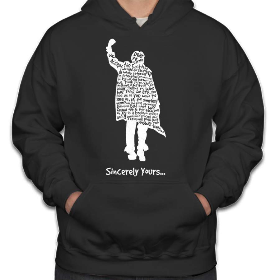 The Breakfast Club – Sincerely Yours – White Hoodie