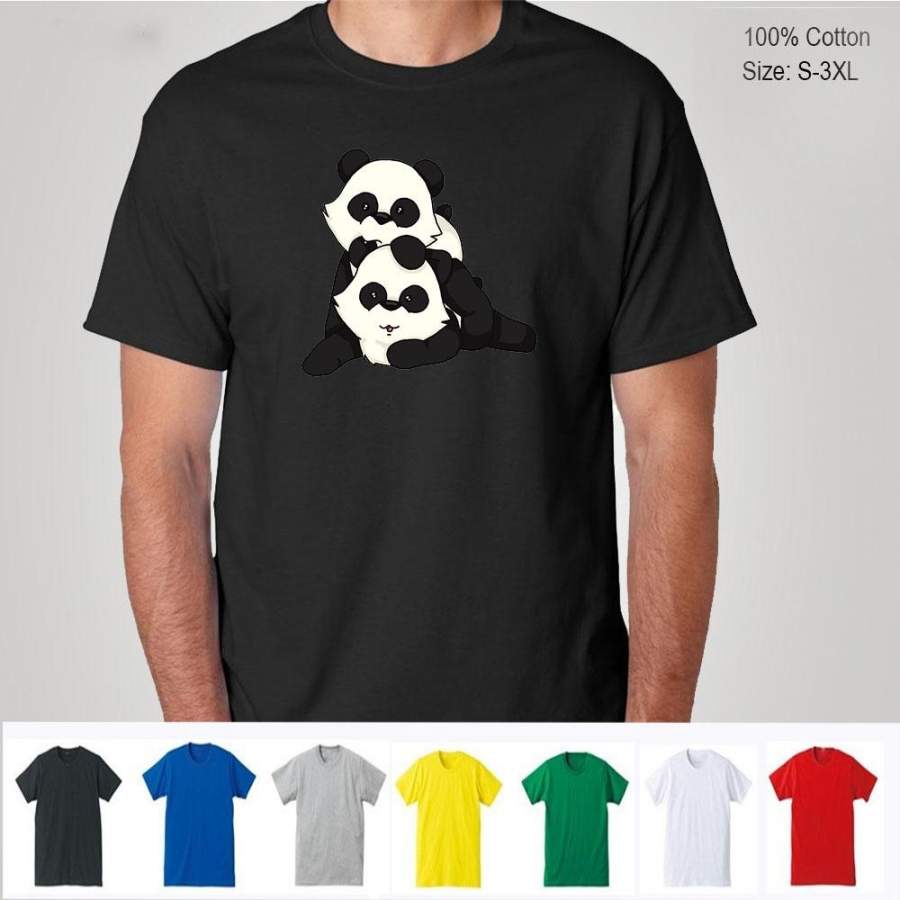 Panda T Shirt Mens Sports Tshirt