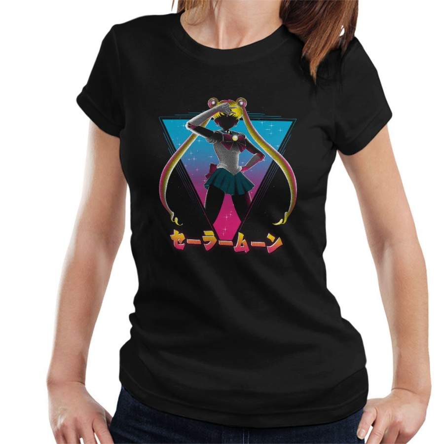 Pretty Soldier Sailor Moon 80s Women’s T-Shirt