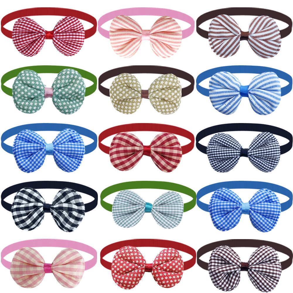 50/100pcs Pet Bowtie Small Puppy Dog Party Accessories Popular Cute Cat Dog Bow Tie Pet Dog Supplies Dog Bow alx