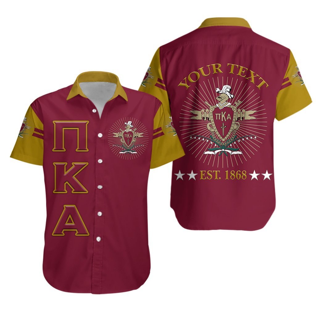 (Custom Personalised) Pi Kappa Alpha Fraternity Pikes Hawaiian Shirt Unique Style – Garnet No.1 Lt8