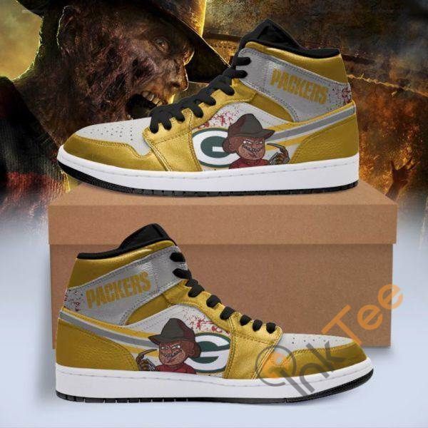 Green Bay Packers Sport Custom Sneakers It1090 Air Jordan Sneaker Air Jordan High Sneakers