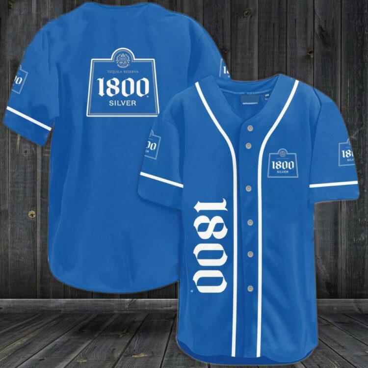 1800 Silver Tequila Baseball Jersey Shirt No198