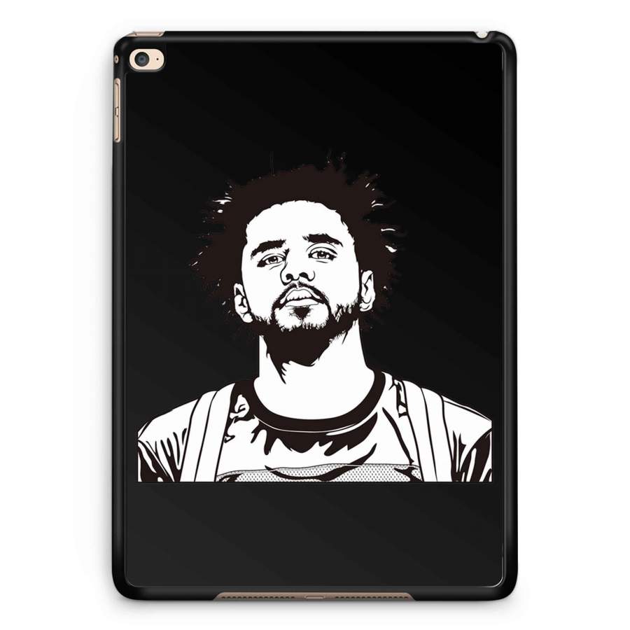 J Cole Drawing Poster iPad 2 / 3 / 4 / 5 / 6| iPad Air / Air 2 | iPad Mini 1 / 2 / 3 / 4 | iPad Pro Case