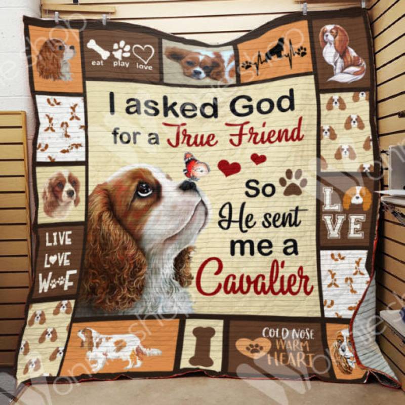 Cavalier King Charles Spaniel Dog Blanket NOV2903 95O41