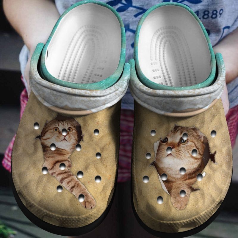 Cat With Soft Shape Bed Shoes – Playful Cat clog Gift