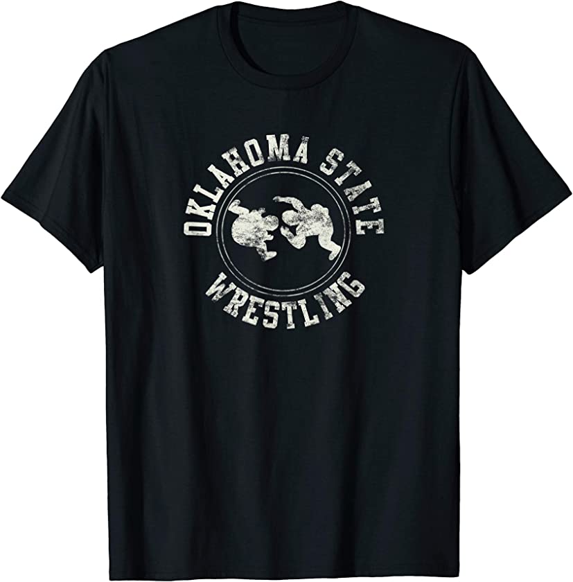 Vintage Oklahoma State Wrestling Logo Shirt