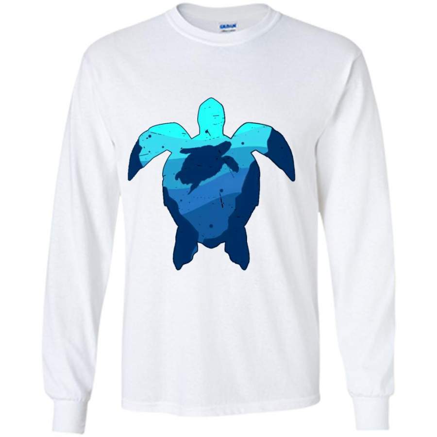 Turtle Animal Sea W – Gildan Long Sleeve Shirt