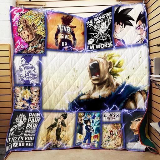 Dragon Ball Vegeta’s Sacrifice P166 3D Quilt Blanket HGM43