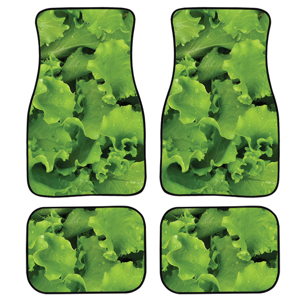 Salad Vegetable Print Front And Back Car Floor Mats, Front Car Mat