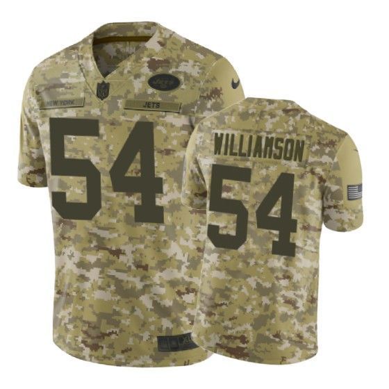 Avery Williamson Jersey NFL Camo New York Jets