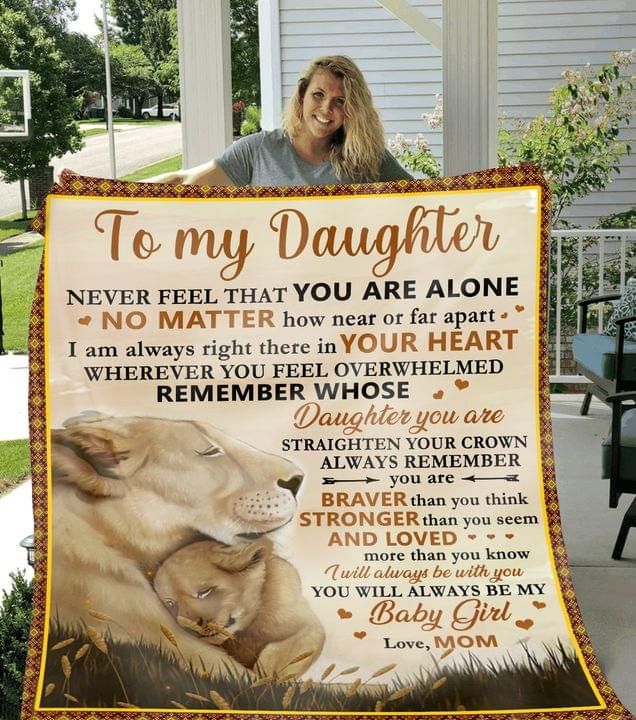 To my daughter remember whose daughter you are love mom Quilt Blanket