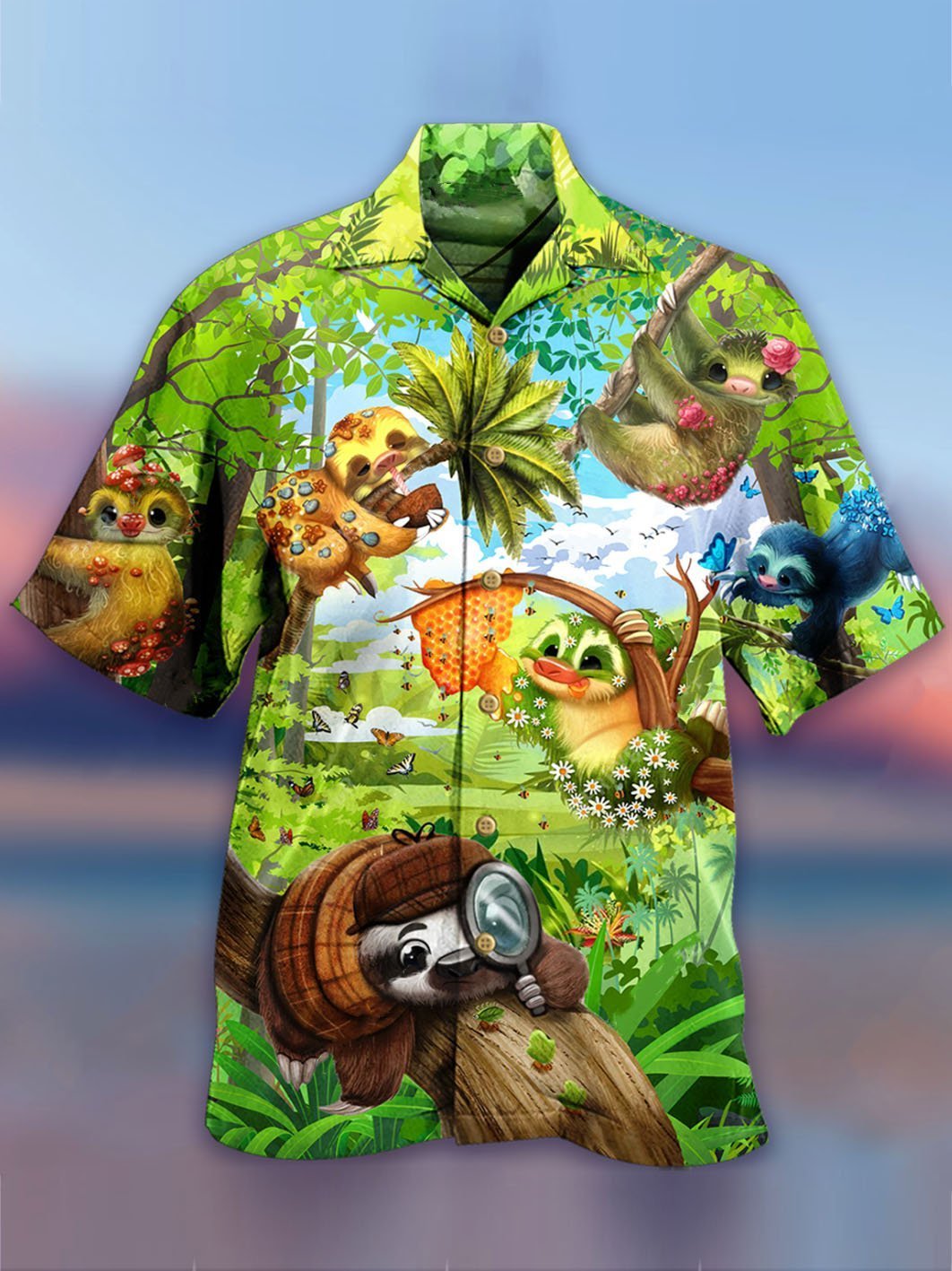 Sloth Hawaii Shirt Unisex Adult Ha88968