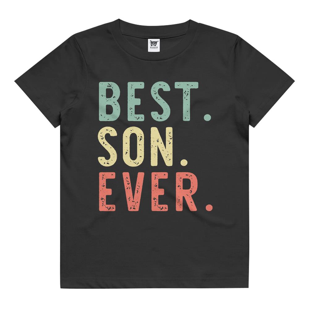 Best Son Ever Funny Cool Boy Vintage Kids T Shirt