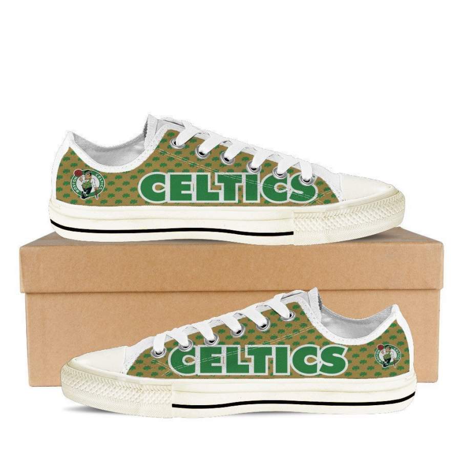 Boston Celtics Low Top Sneakers Shoes For Men