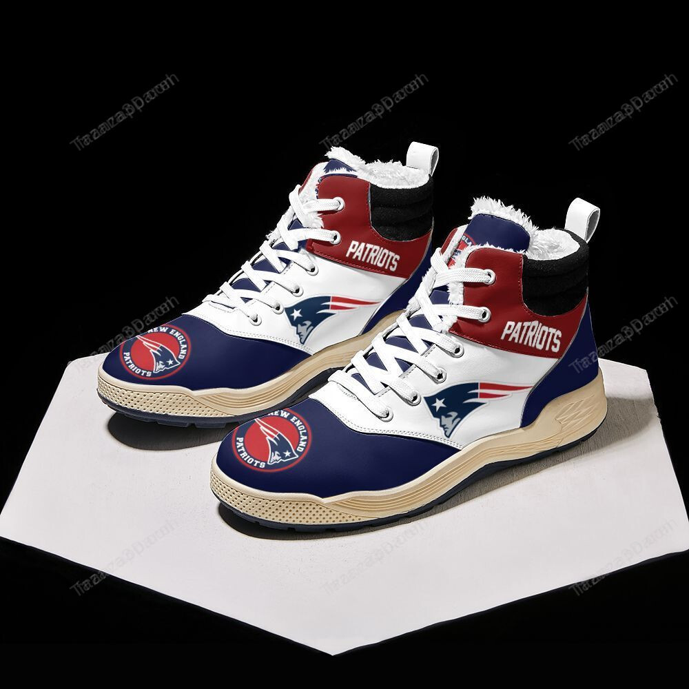 New England Patriots Winter High Top Fashion Sneaker 14