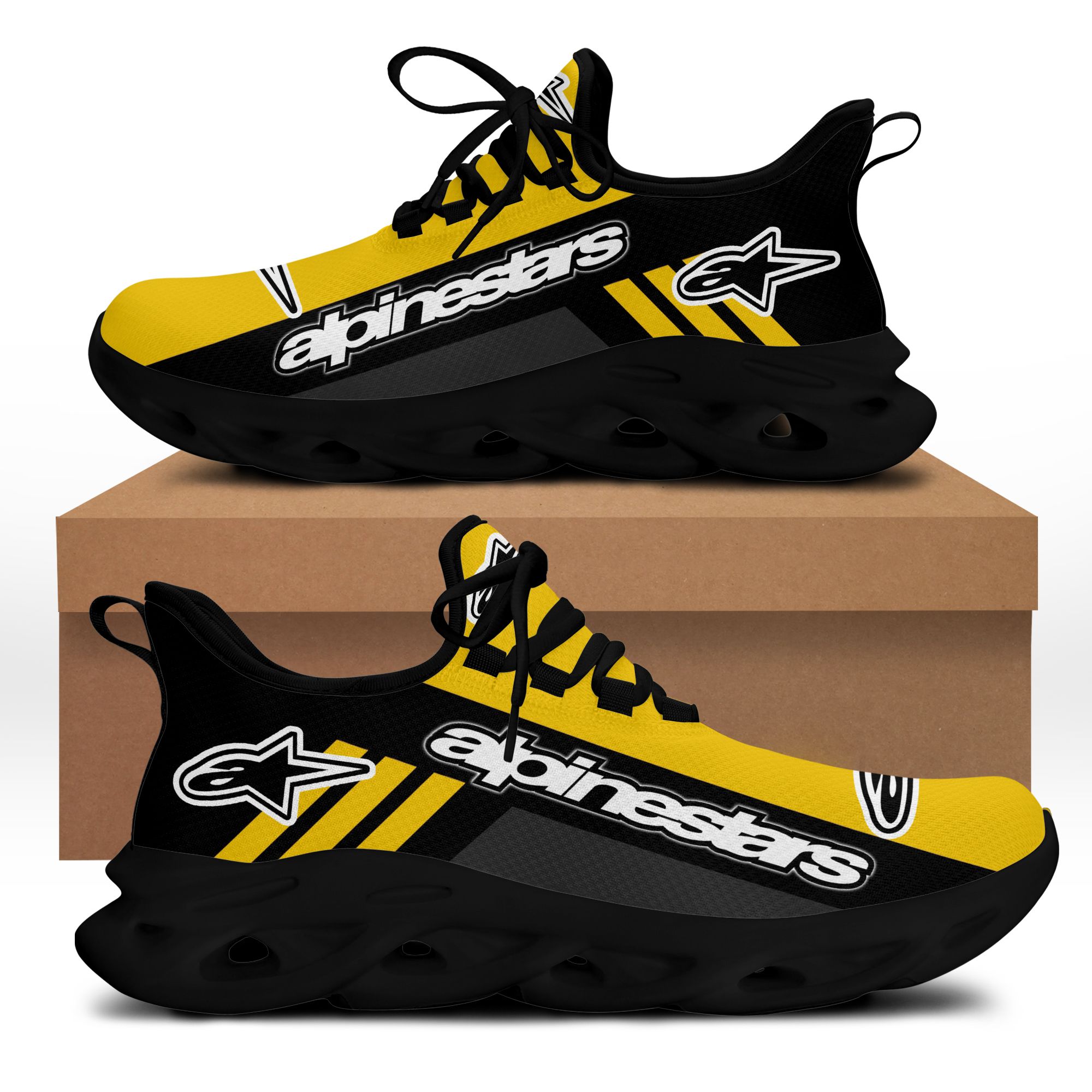 Alpinestars NQP-HT BS Running Shoes Ver 1 (Yellow)