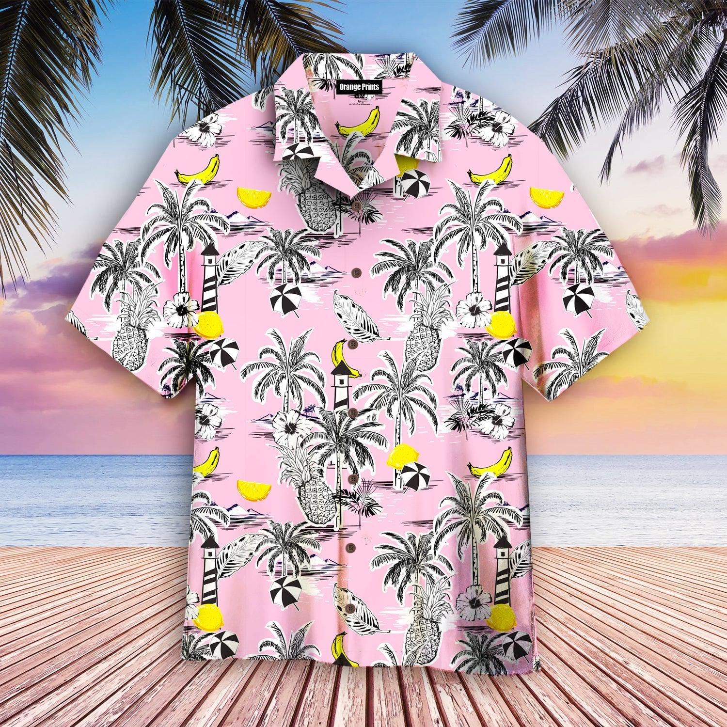 Beautiful Island With Palm Trees Aloha Hawaii Shirts For Men Women Ha109168