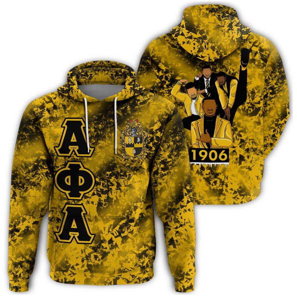 Fraternity Hoodie – Alpha Phi Alphas 1906 Diamond Pattern Hoodie