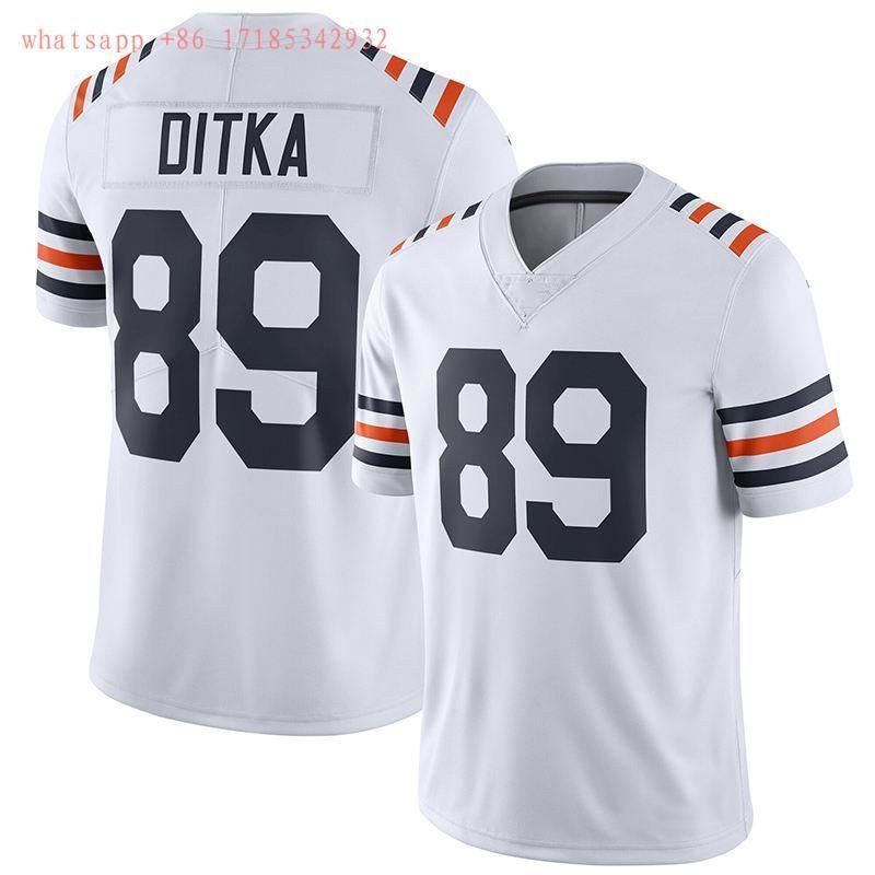 Chicago Bears Mike Ditka #89 NFL 2020 White Jersey Jersey