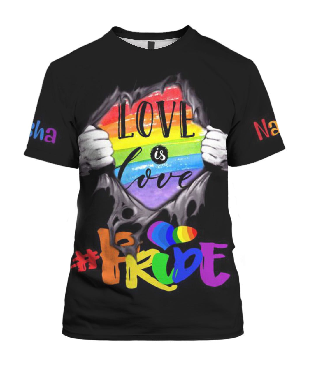 Custom Lgbt Pride Shirts 3D All Over Printed, Support Lgbt In Every Universe, Gift For Lesbian Couple Gay Gifts