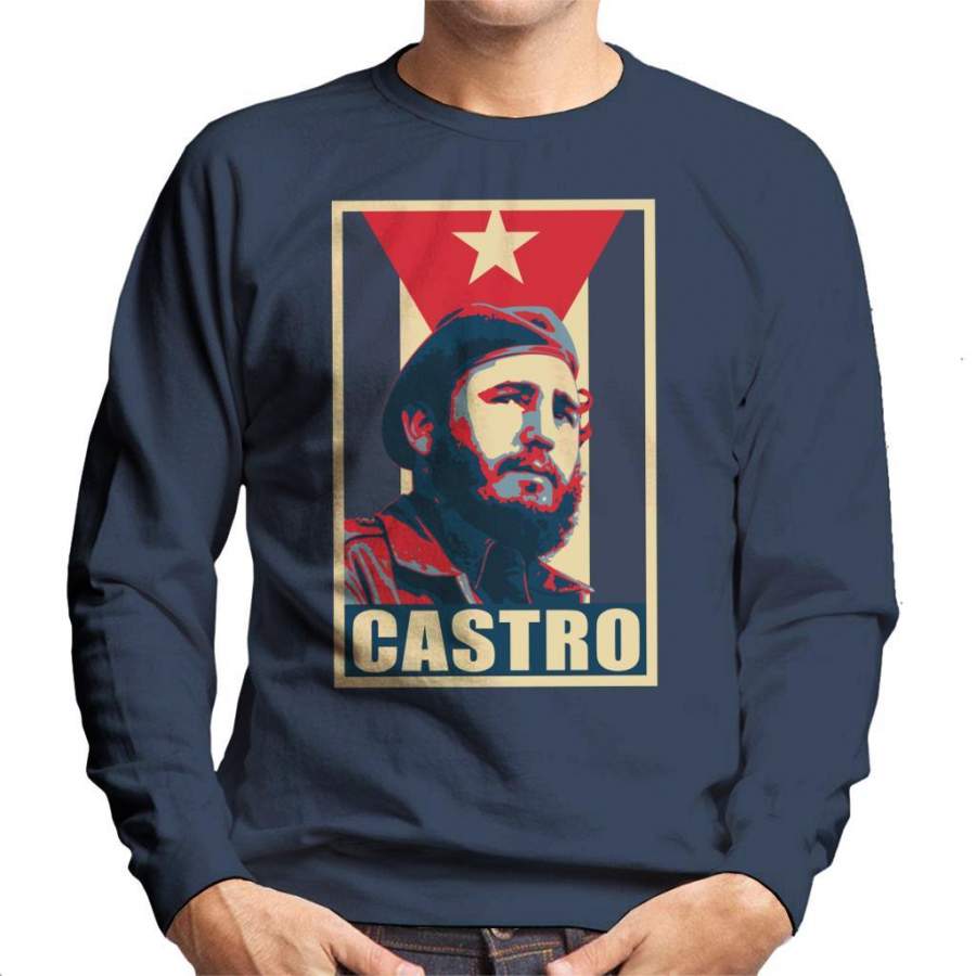 Castro Propaganda Poster Men’s Sweatshirt
