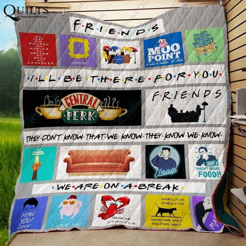 Adu Friends Tv Show Quilt Micophotos