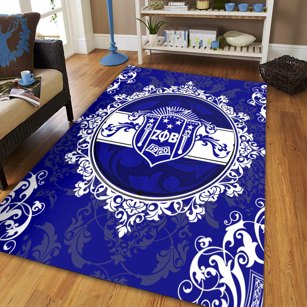 Wonderprint Area Rug Zeta Phi Beta Nolan Rug Lt10