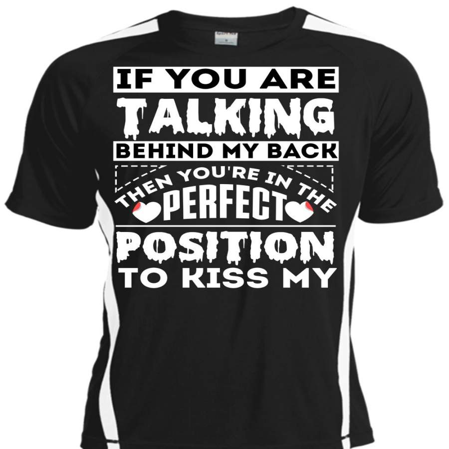 You Are Talking Behind My Back T Shirt, Position To Kiss T Shirt, Cool Shirt