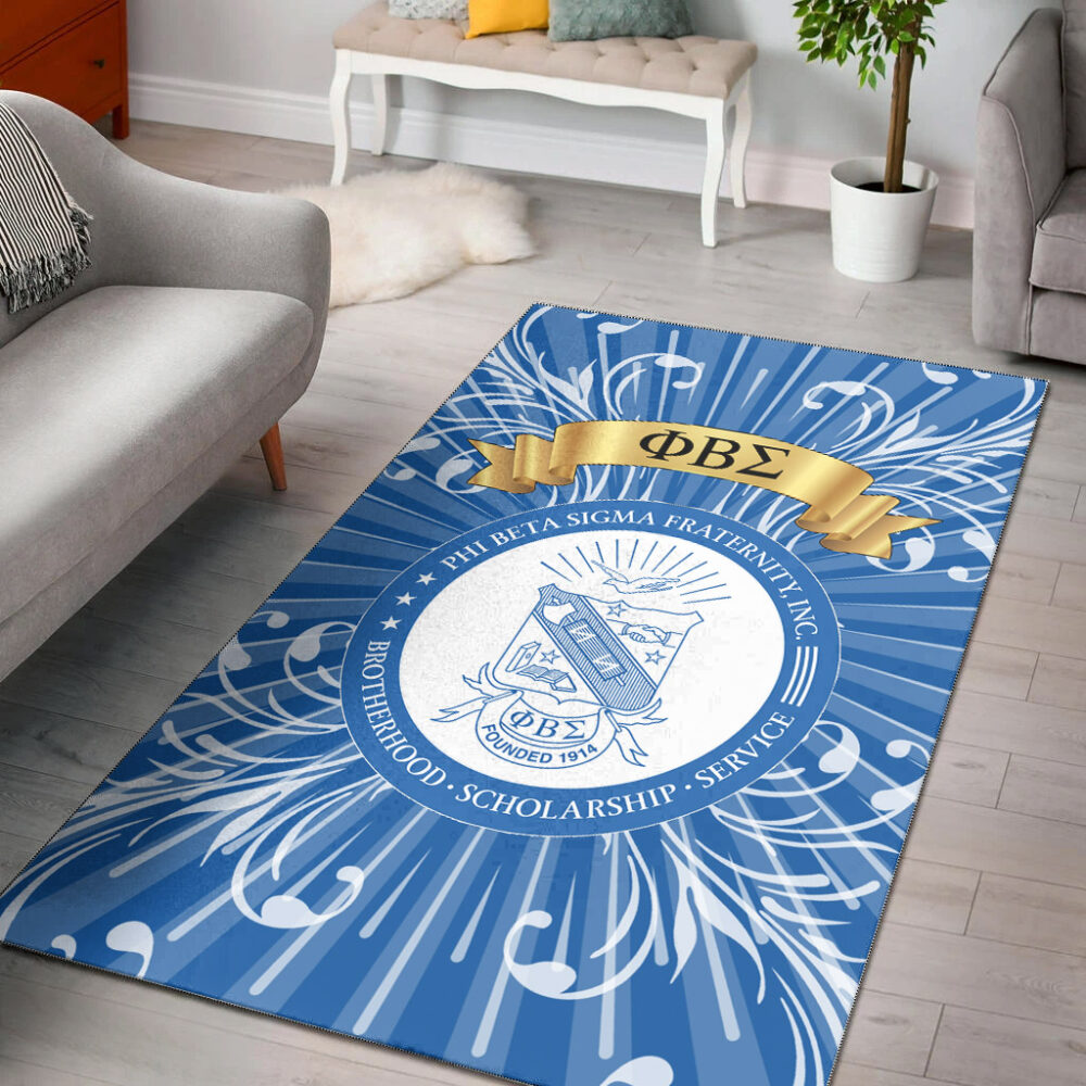 Phi Beta Sigma Area Rug – Fraternity Vintage Style Area Rug