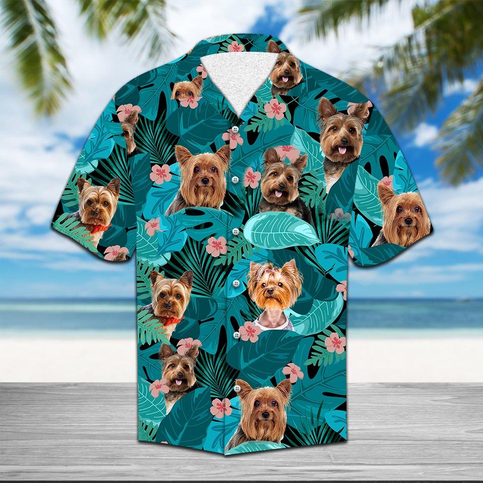 Tropical Yorkshire Terrier Hawaiian Shirt Ha41475