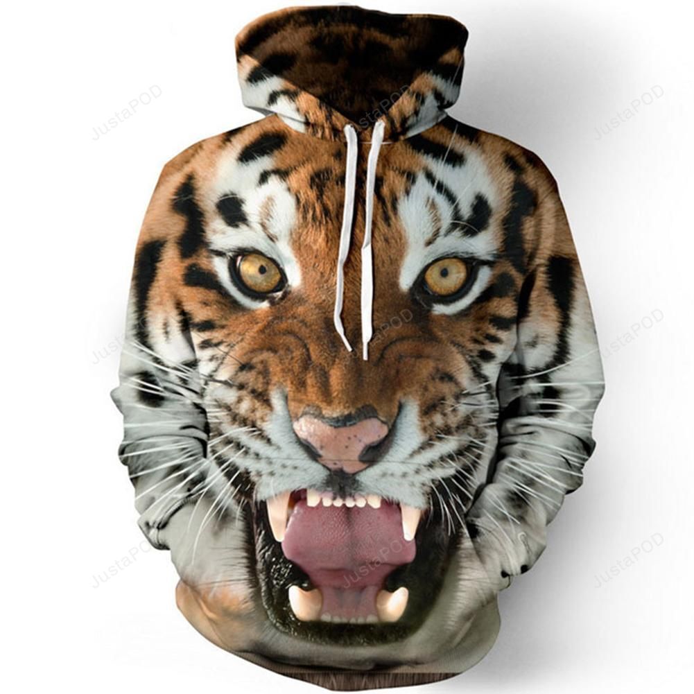 Unisex Animal 3D Hoodie For Men Women All Over 3D Printed Hoodies Cool Aesthetic Tiger Pullover 3D Print Jacket Sweatshirt