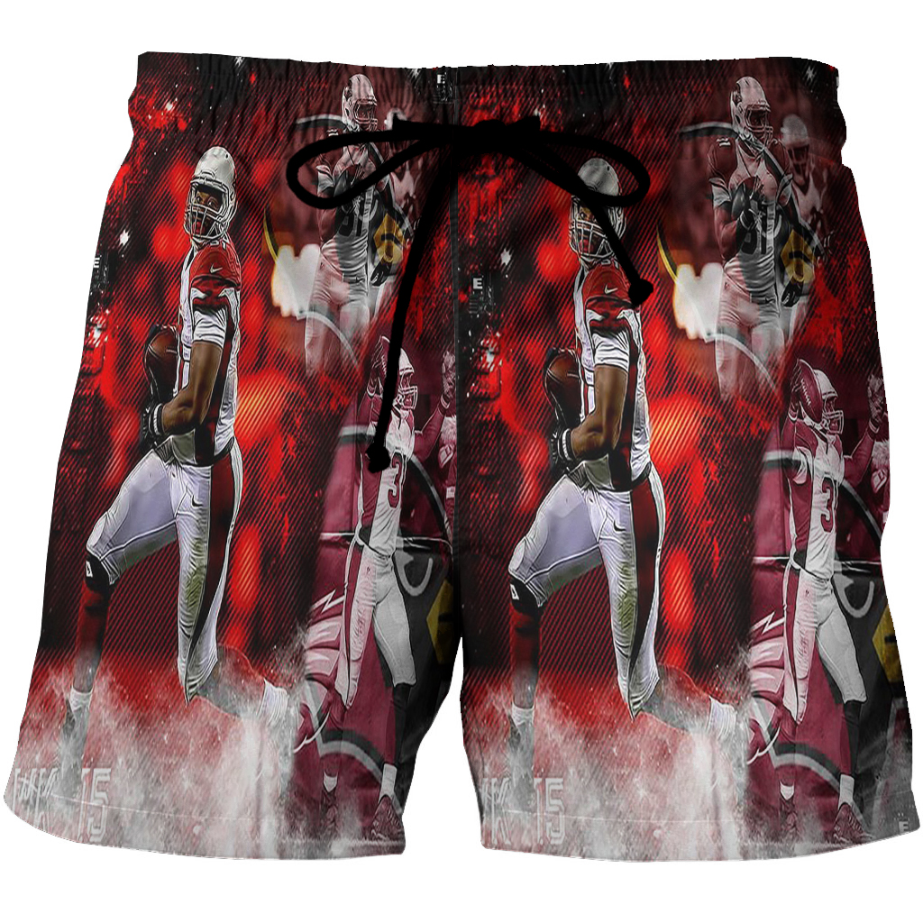 Arizona Cardinals All Players2 3D All Over Print Summer Beach Hawaiian Short