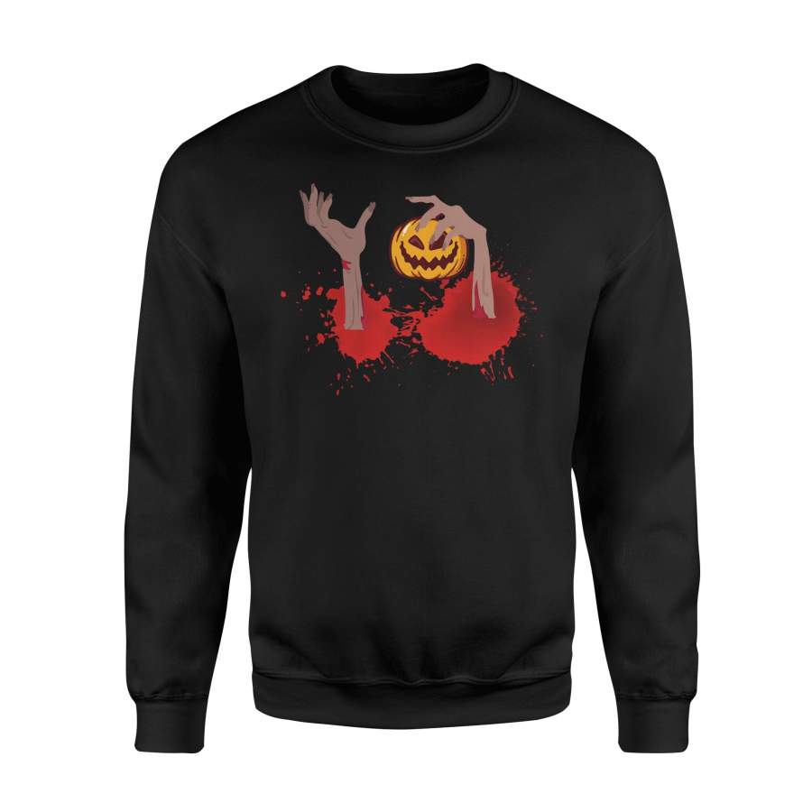 Baby Wants Candy Funny Maternity Halloween Sweatshirt