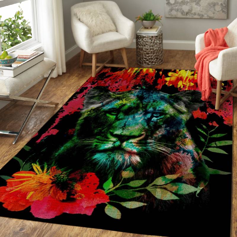 Volcanic Tiger – Animals Area Rug Carpet