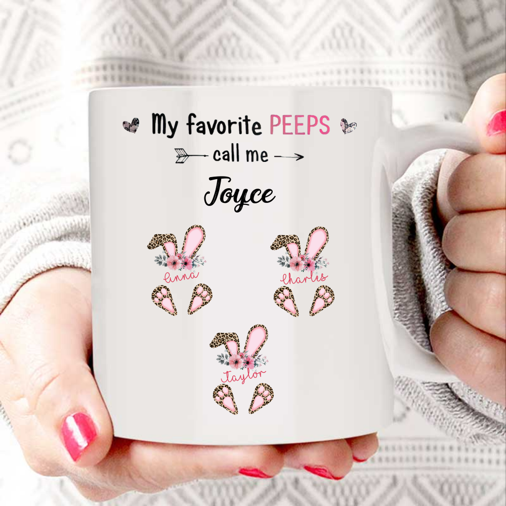 Mom Easter Bunny Personalized Mug Dw047