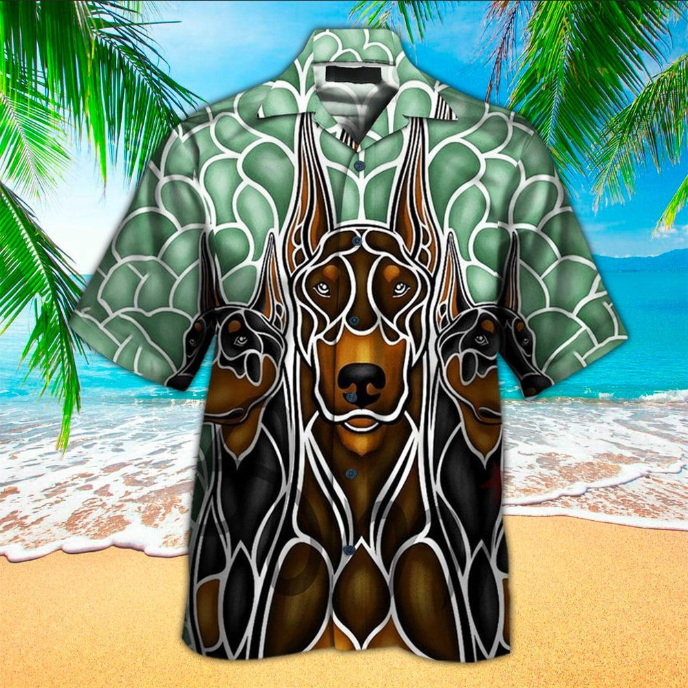 Doberman Hawaii Perfect Clothing Shirt Aloha Ha94269