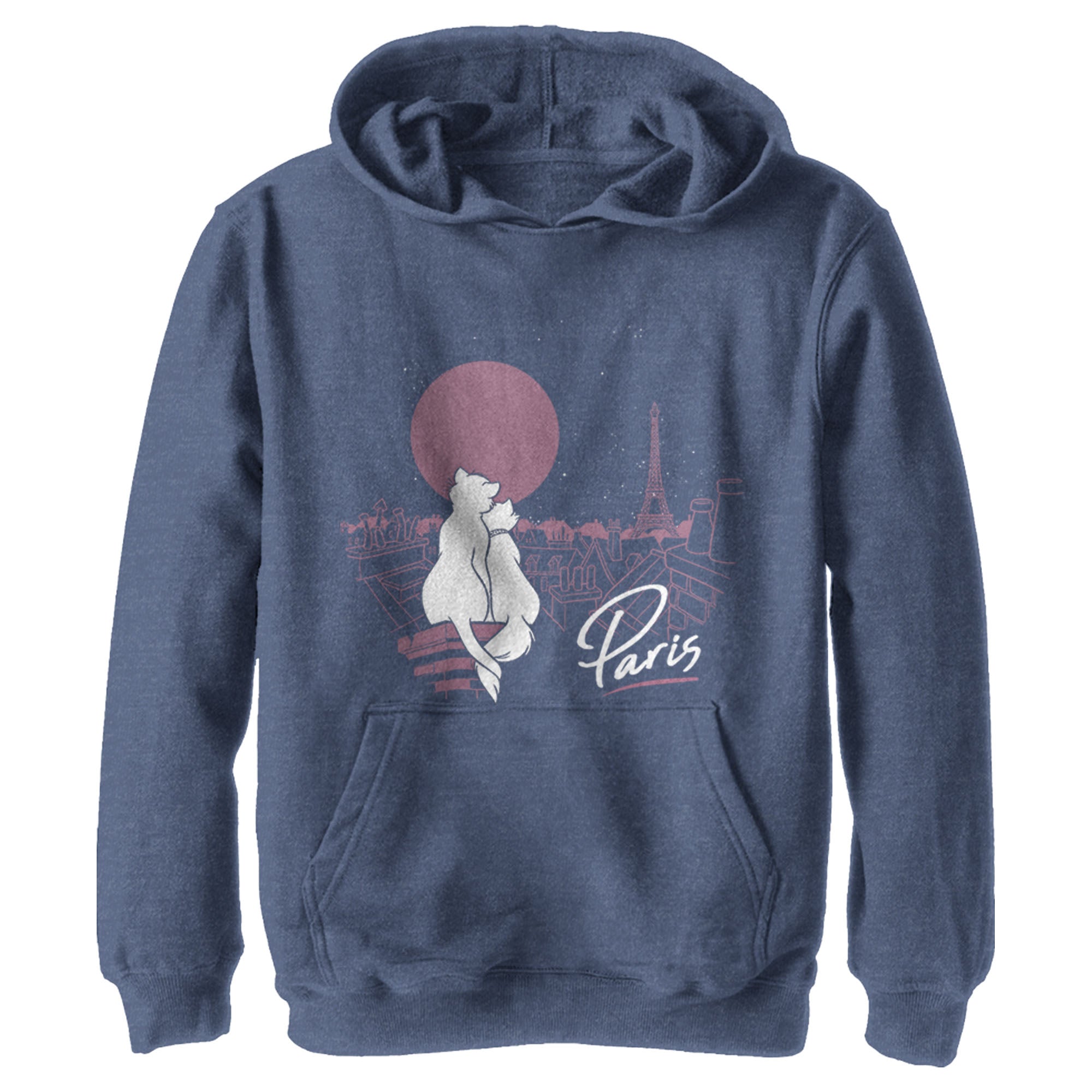 Boy’S Aristocats Duchess And Thomas Love In Paris Pull Over Hoodie