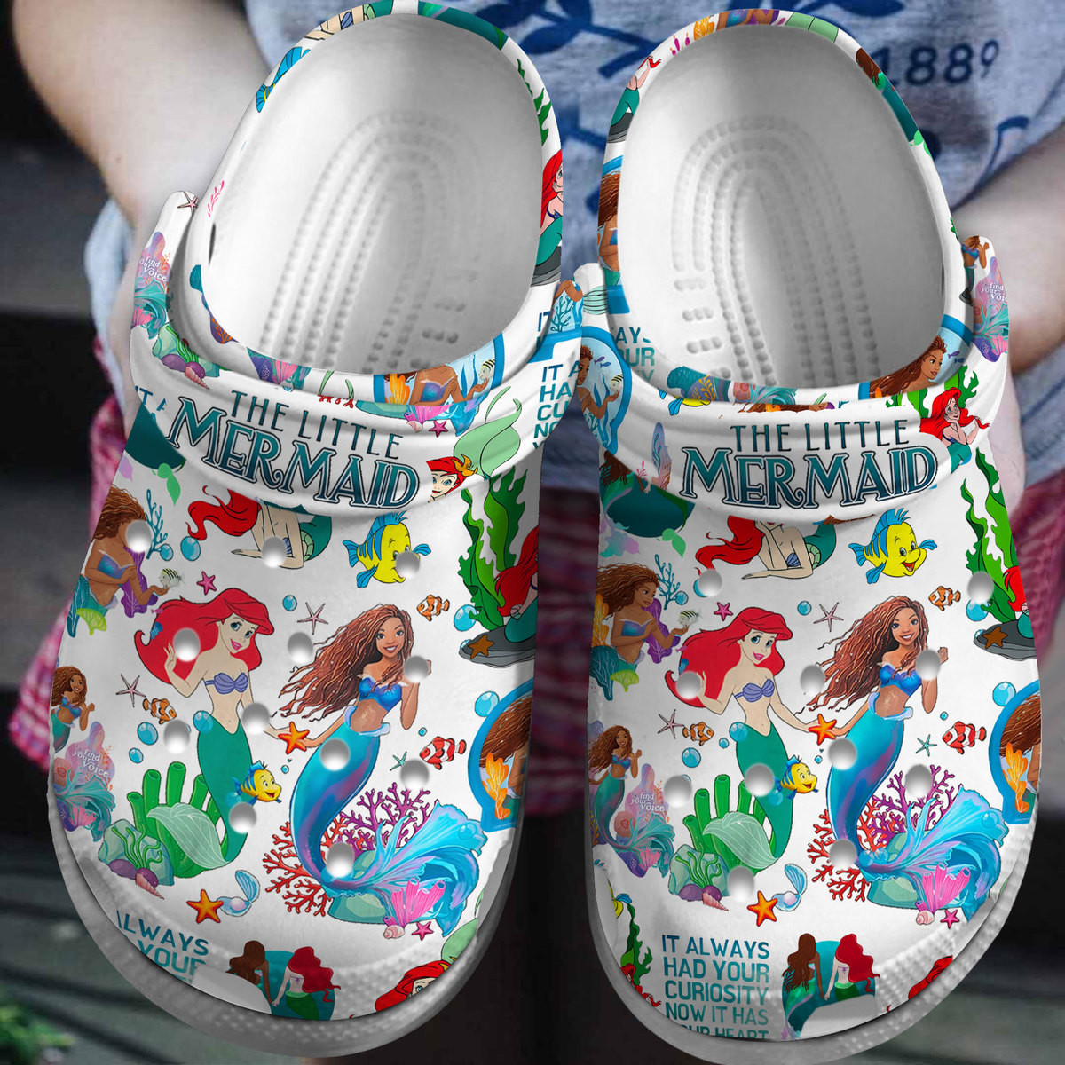 The Little Mermaid Movie Crocss Clogs For Men Women And Kid Flymd4Mo-1