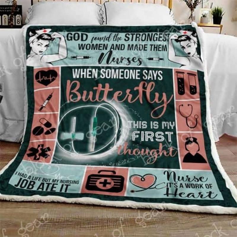 Proud To Be A Nurse Sofa Blanket NP86 Block Of Gear™