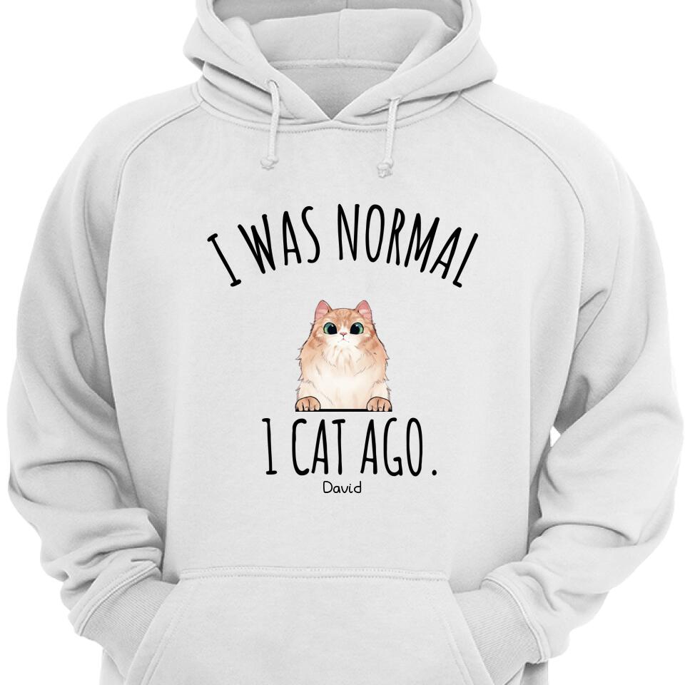 I Was Normal 3 Cats Ago Personalized Hoodie – Trending Personalized