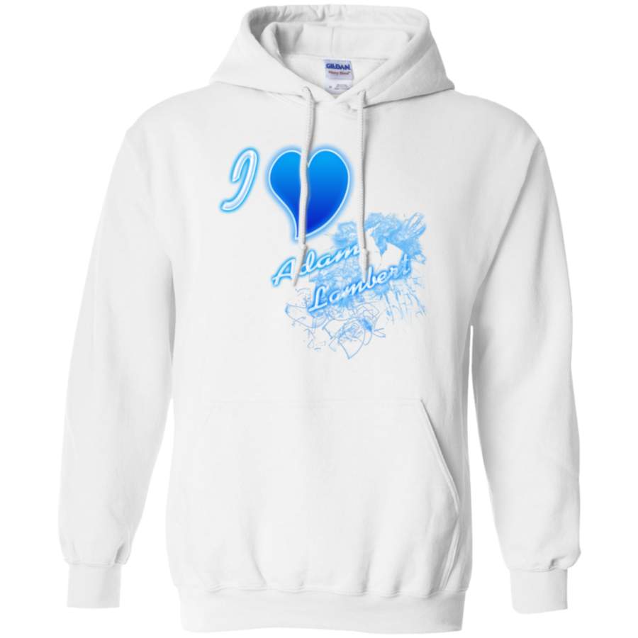 AGR American Idol I love Adam Lambert Gildan Pullover Hoodie