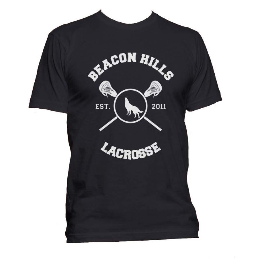 Beacon Hills Lacrosse Wolf Teen Wolf Men T-shirt Tee