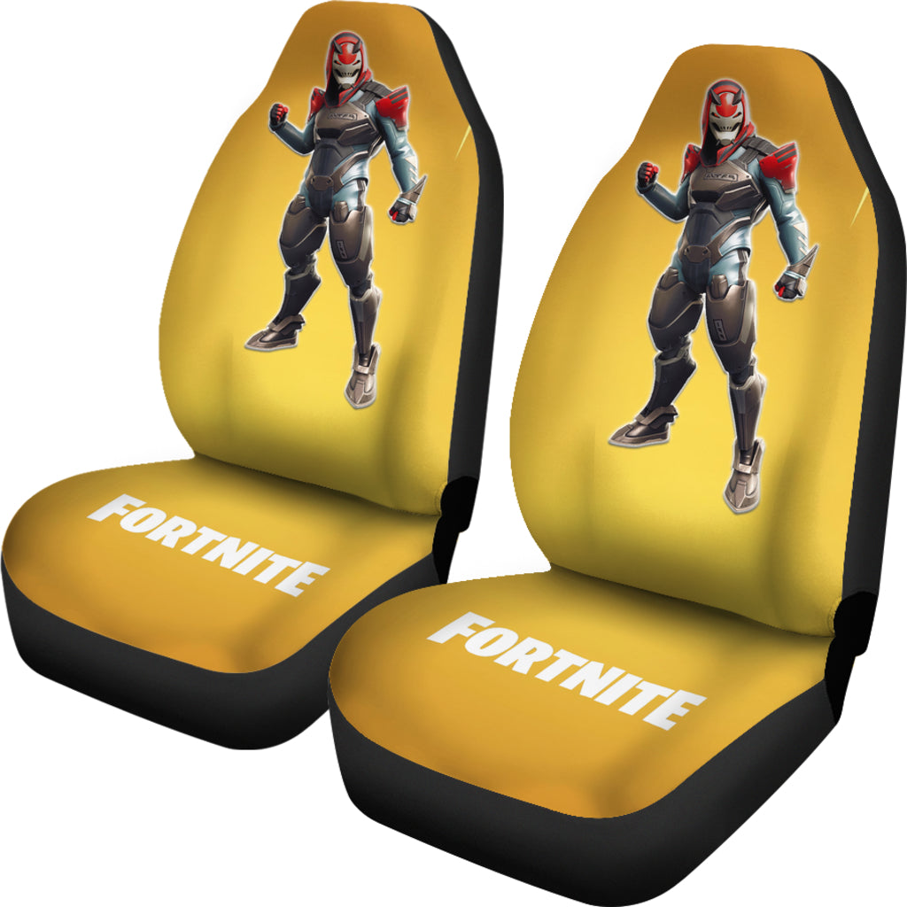 Fortnite Game Car Seat Covers Vendetta Dark Gray Tier 100 Skin Outfit