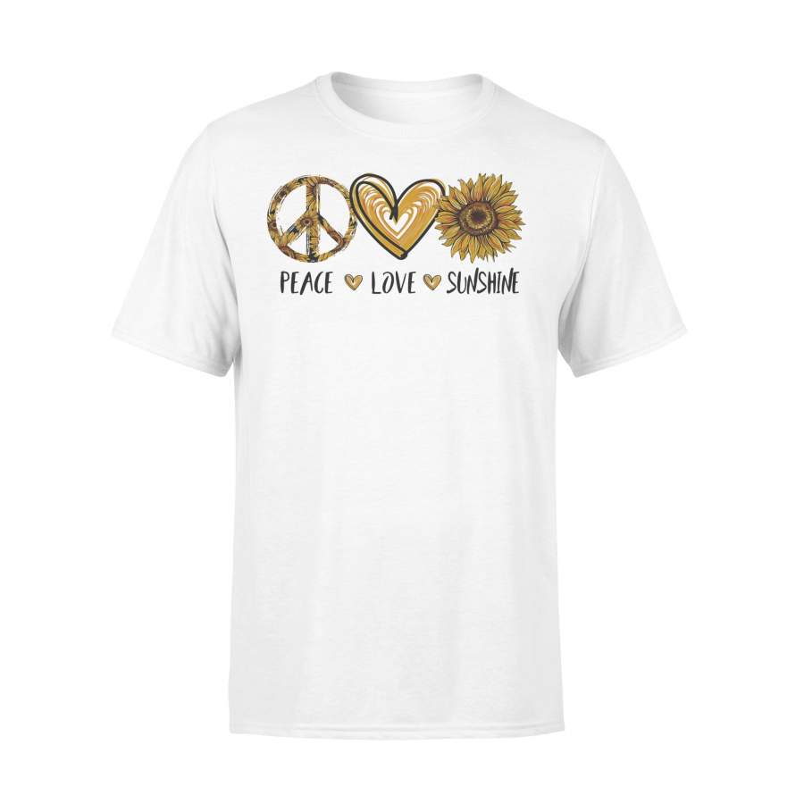 Peace Love Sunshine Sunflower Shirt