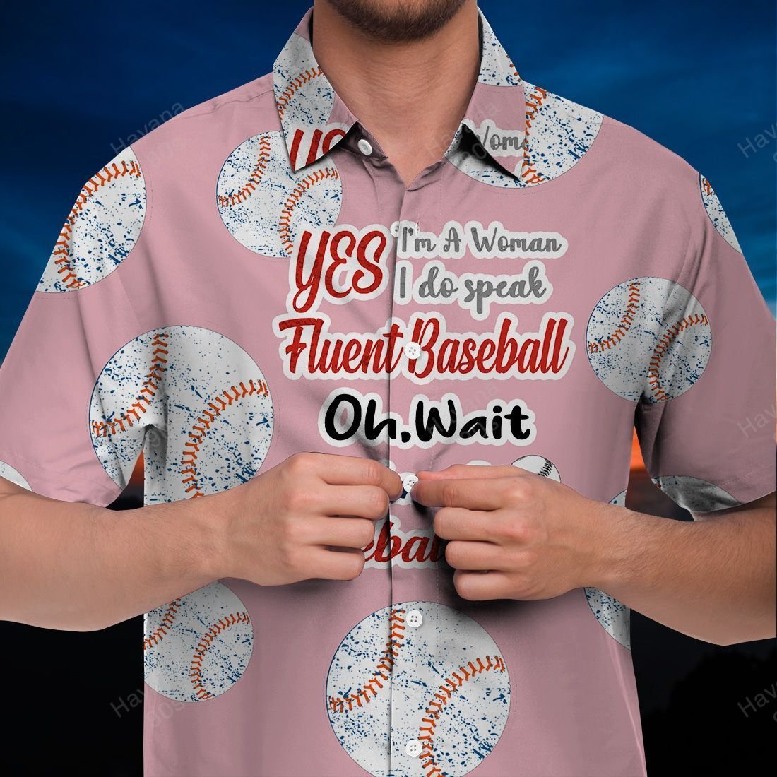 Baseball Hawaiian Shirt Sport Mom