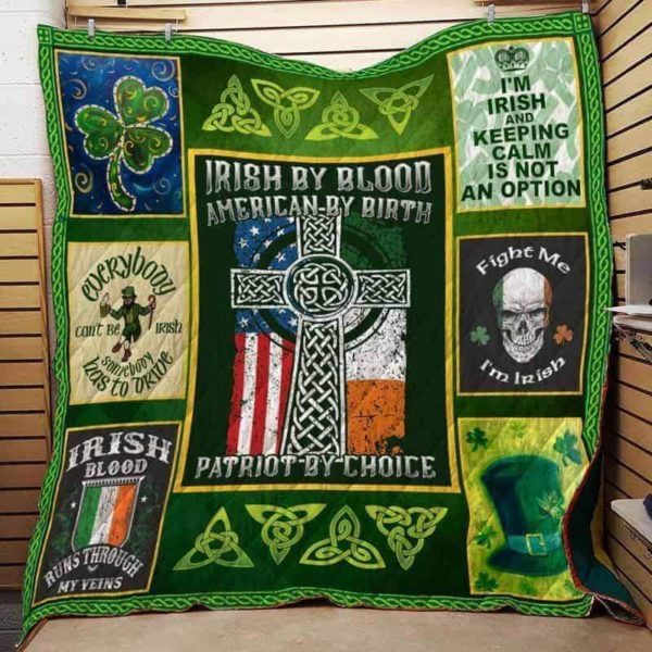 Irish By Blood Blanket, St Patrick Blanket