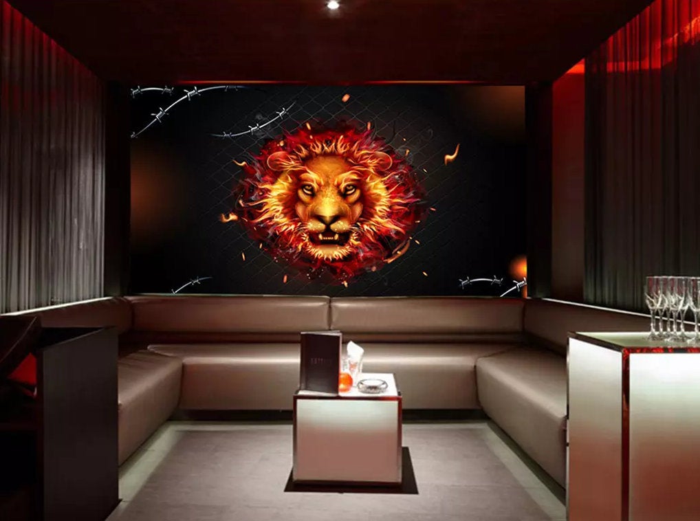 3D Wild, Lion Wallpaper